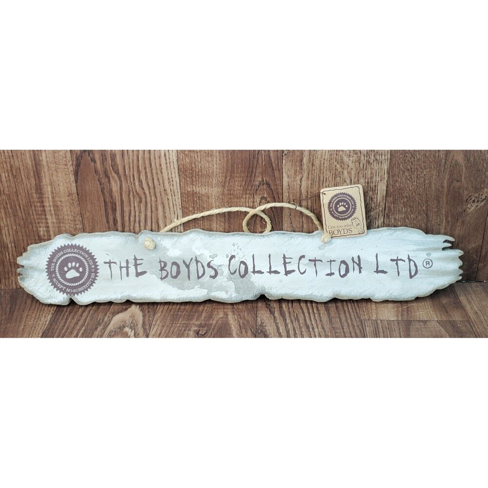 The Boyds Collection LTD Wooden Collector Hanging Sign Wall Decor 22"x4"
